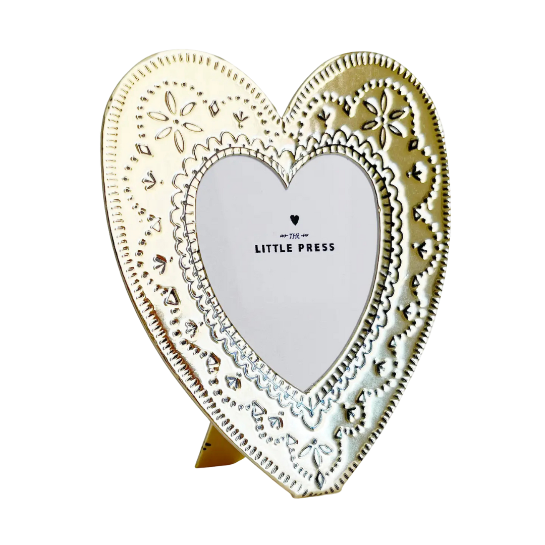 Foil Pressed Keepsake Photo Frame - Gold