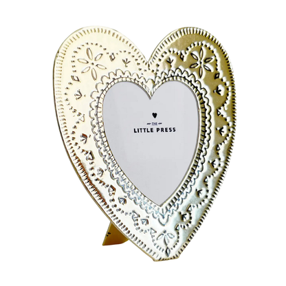 Foil Pressed Keepsake Photo Frame - Gold