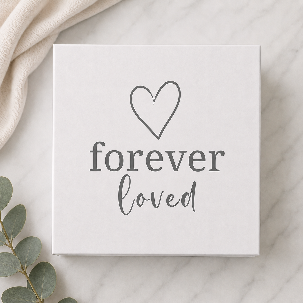 Forever Loved Keepsake Box | Sympathy Gift | Alternative to Sympathy Flowers Delivered 