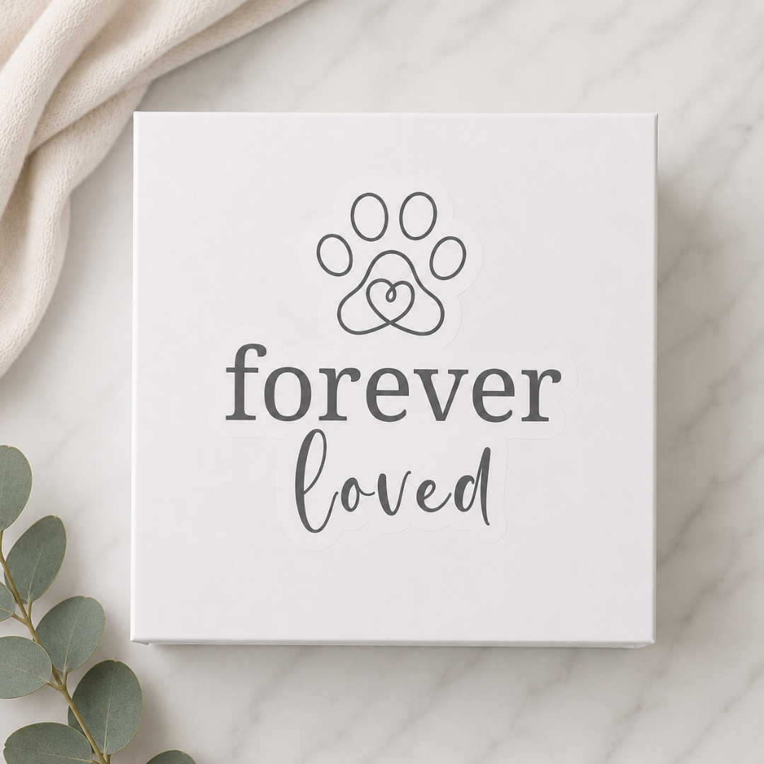 Forever Loved Pet Loss Keepsake Box | Grief Gifts Australia | Pet Loss Gift Australia  Delivered 