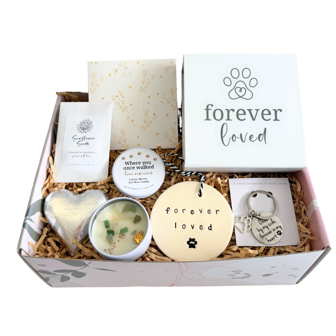 Forever Loved Pet Loss Sympathy Gift Box | Alternative to Sympathy Flowers