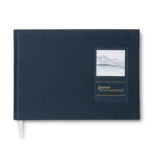 Forever Remembered Funeral Guest Book | Grief Gifts Perth 