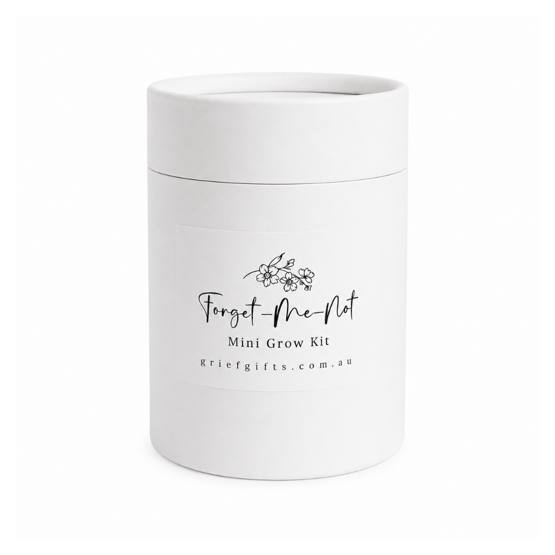 Forget-Me-Not Mini Grow Kit - White | Alternative to Sympathy Flowers | Grief Gifts 