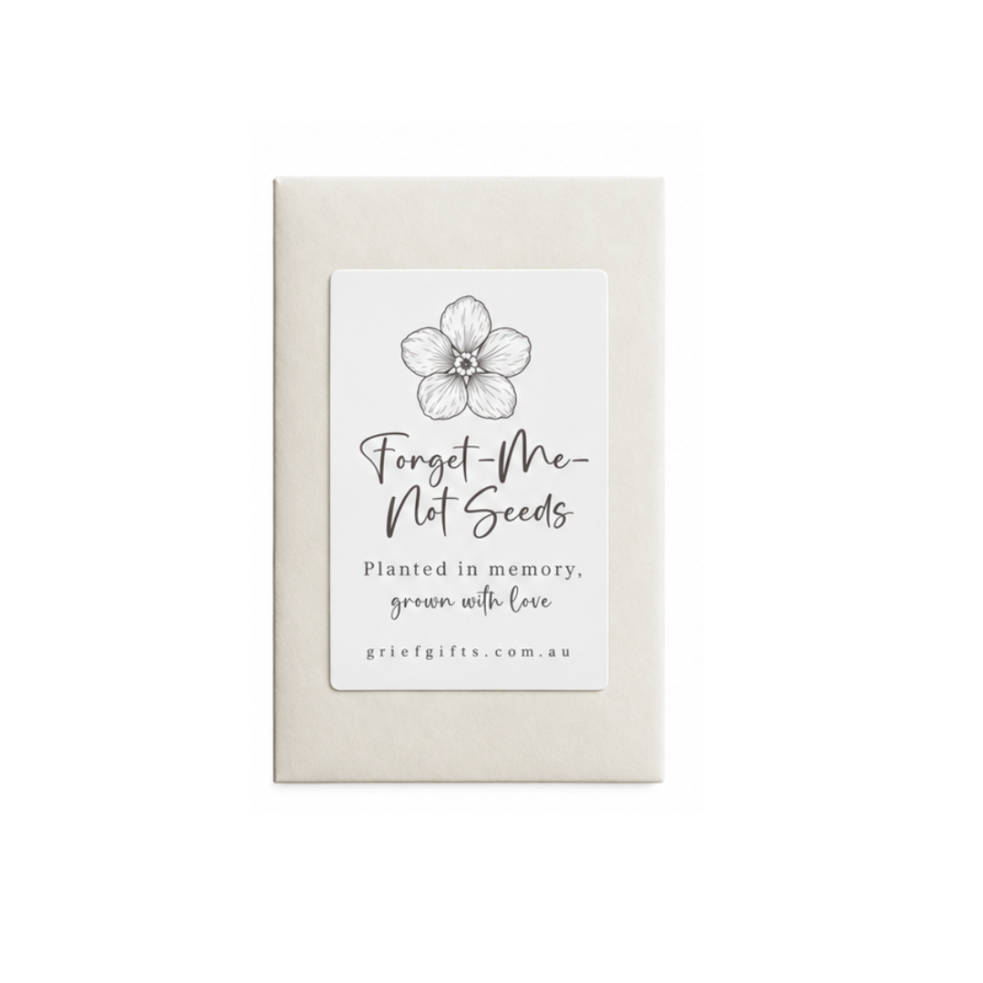 Forget-Me-Not Seeds- White | Memorial Seeds | Grief Gifts 