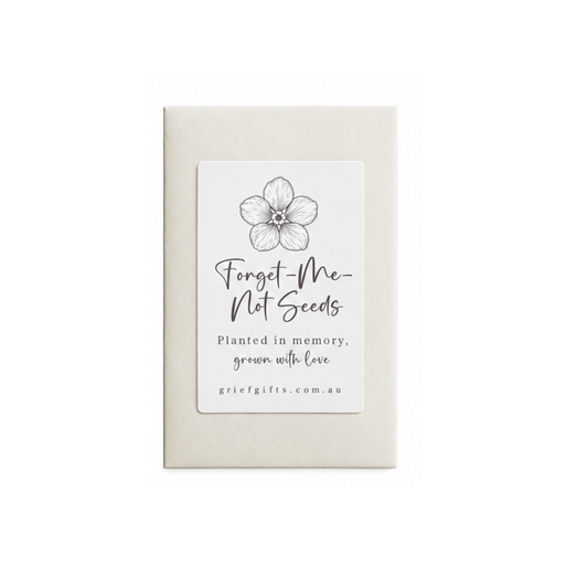 Forget-Me-Not Seeds- White | Memorial Seeds | Grief Gifts 