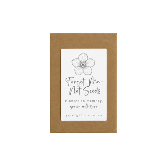 Forget-Me-Not Seeds | Kraft Brown | Grief Gifts | Memorial Seeds