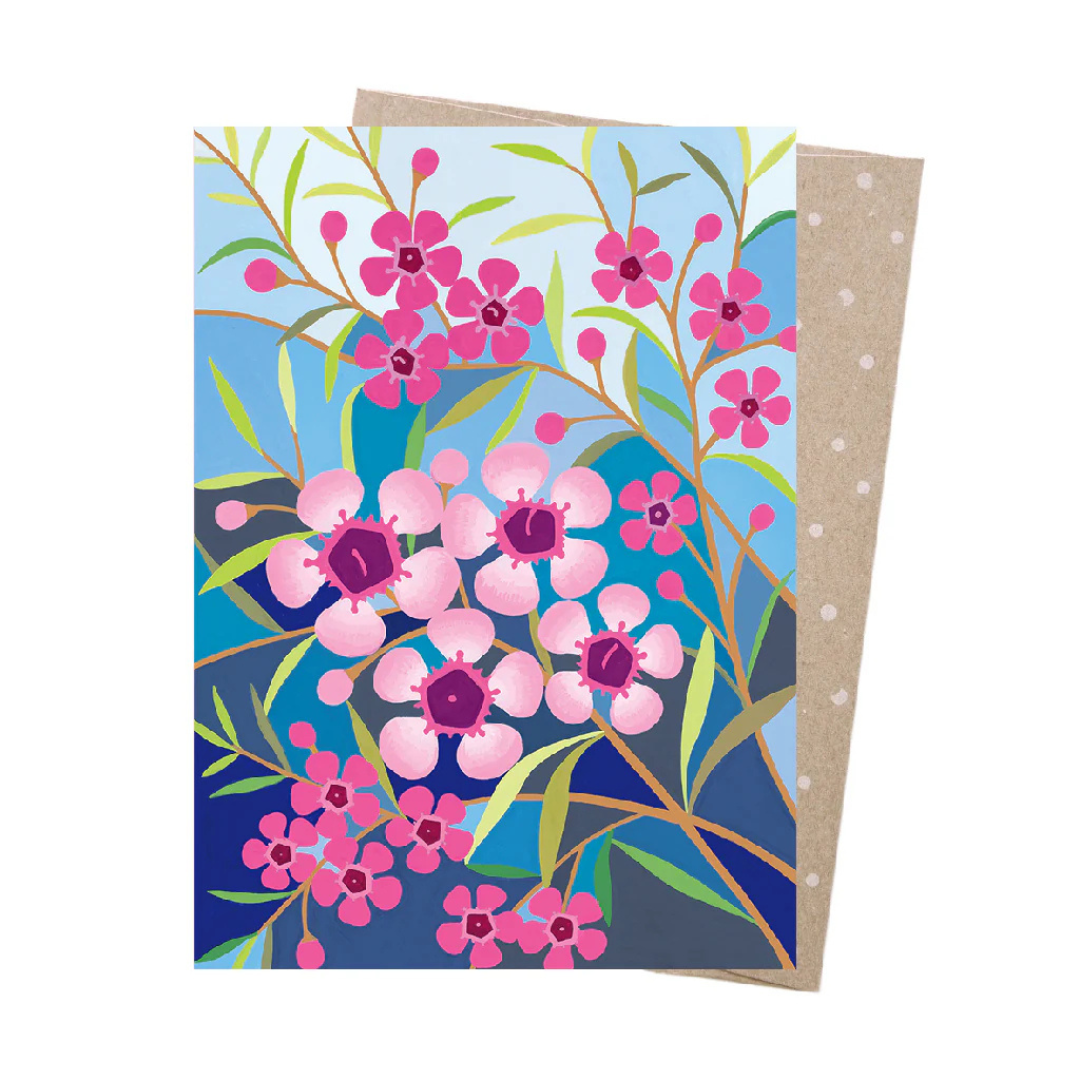 Geraldton Wax Sympathy Gift Card | Grief Gifts Australia 