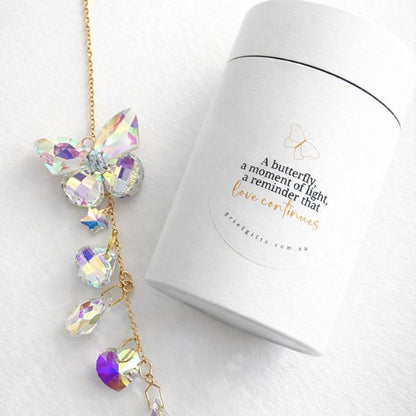 Glass Butterfly Suncatcher | Grief Gifts Australia 