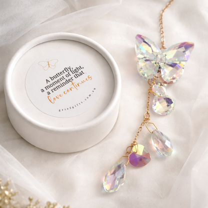 Glass Butterfly Suncatcher | Grief Gifts Australia