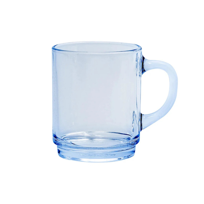 Glass Coloured Cups | Blue  Glass Cup | Grief Gifts Australia 