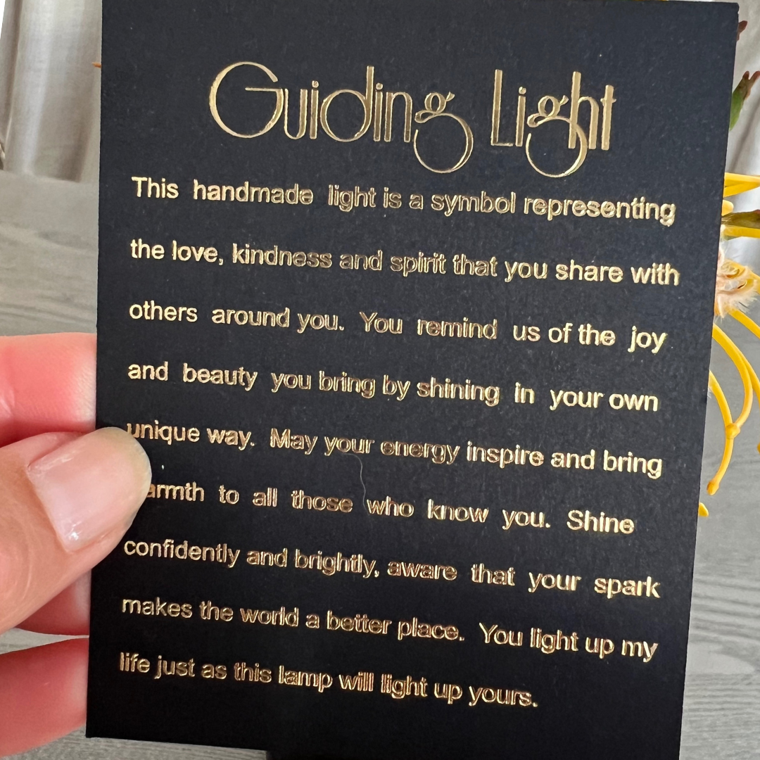 Glass Glow Teardrop Light  | Sympathy Gifts Australia | Grief Gifts Australia