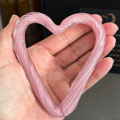 Glass Heart Pink | Sympathy Gift | Grief Gifts Australia