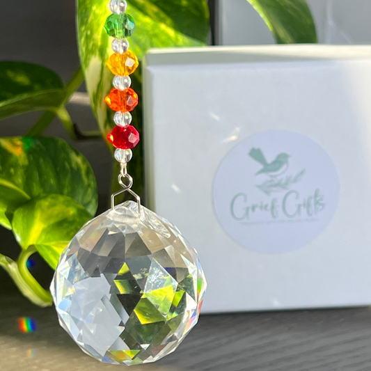 Glass Sun Catcher - Coloured | Sympathy Gifts Australia | Grief Gifts Australia