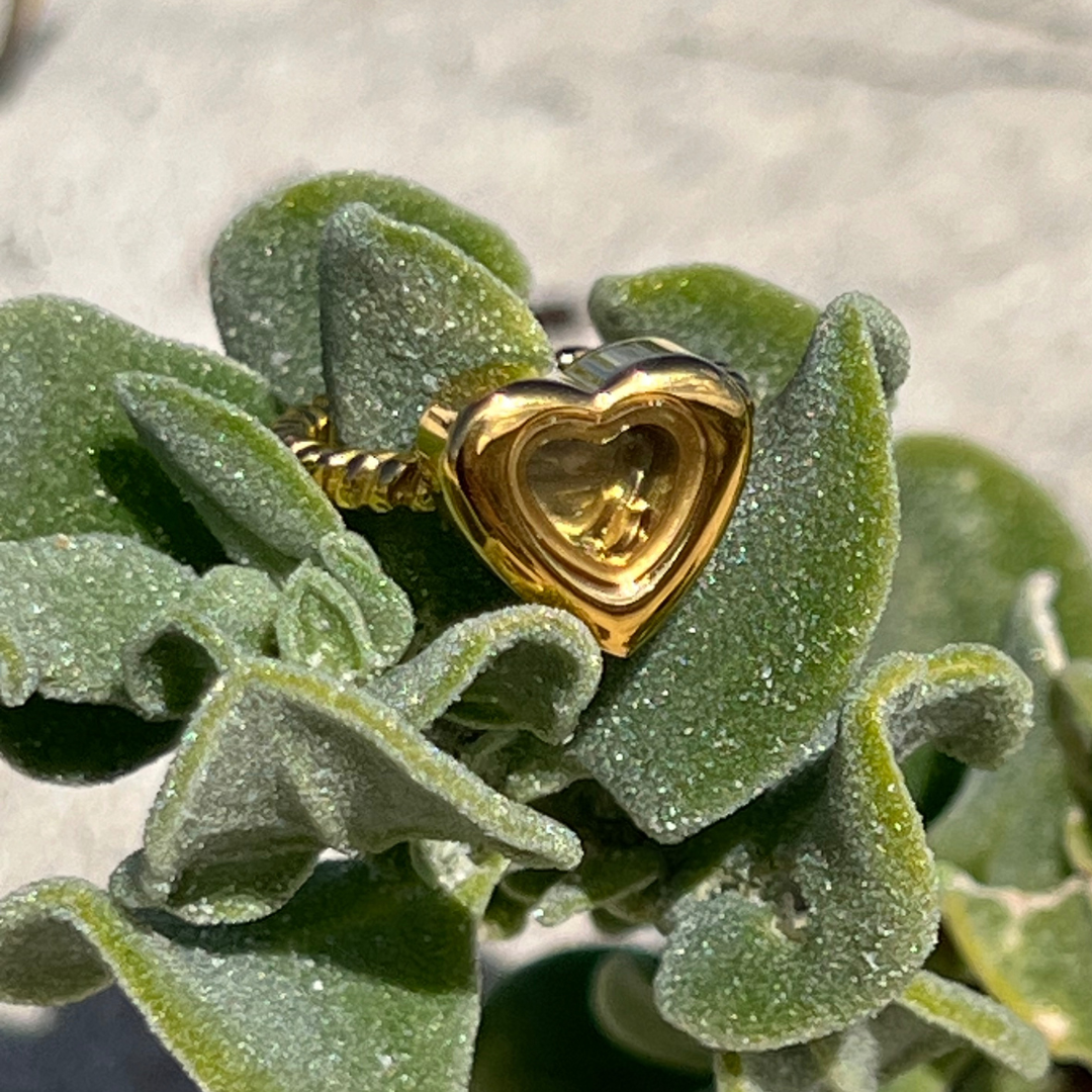Gold Ashes and Hair Keepsake Ring Perth