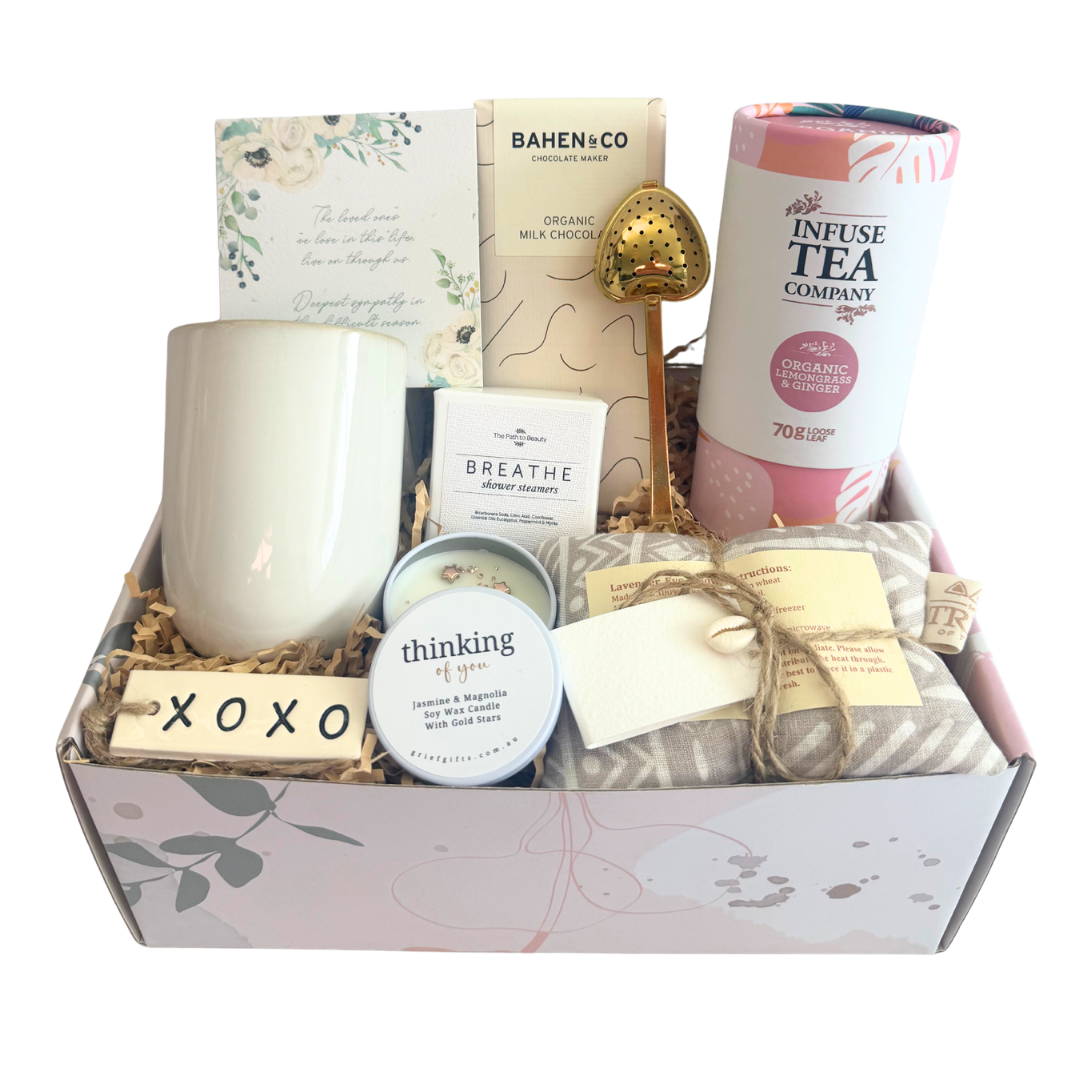 Here for You Sympathy Gift Box | Alternative to Sympathy Flowers | Grief Gifts Australia 