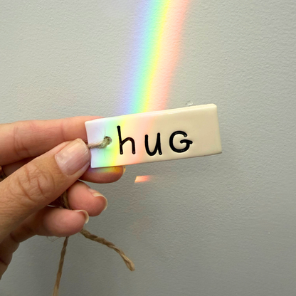 Hug Ceramic Tag | Grief Gifts Australia 