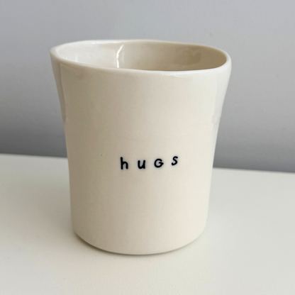 Hugs Handmade Ceramic Cup - Made in Australia | Grief Gifts Australia | Sympathy Gift Box Delivered