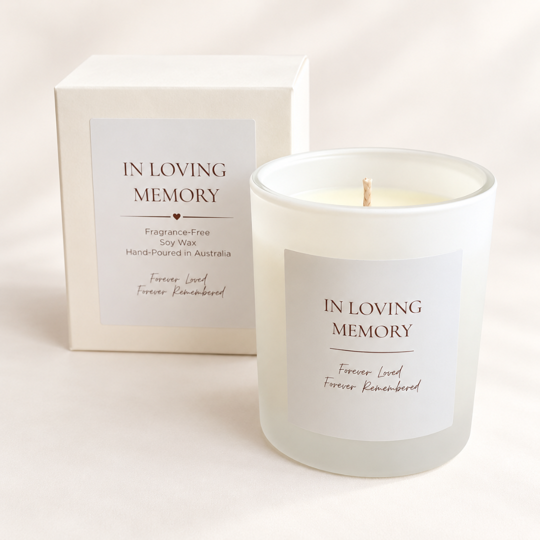 In Loving Memory Candle | Grief Gifts Australia 