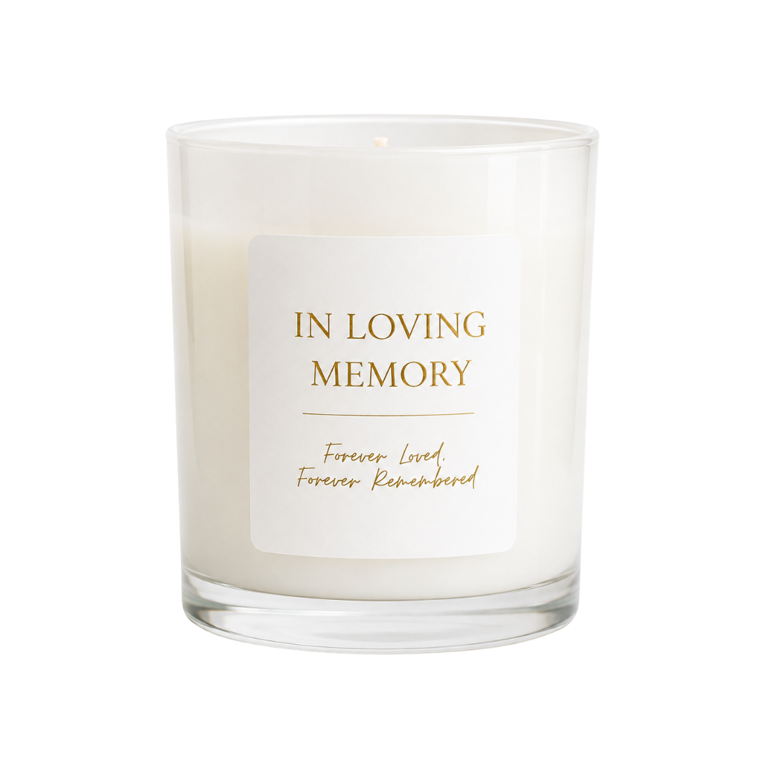 In Loving Memory Remembrance Candle | Grief Gifts 