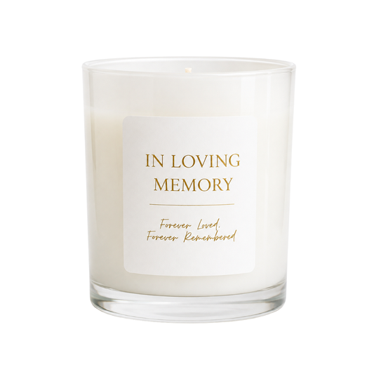 In Loving Memory Remembrance Candle | Grief Gifts 