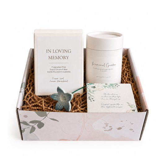 In Loving Memory Remembrance Sympathy Gift Box | Grief Gifts Australia 
