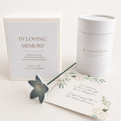 In Loving Memory Sympathy Gift Box with Candle | Grief Gifts 