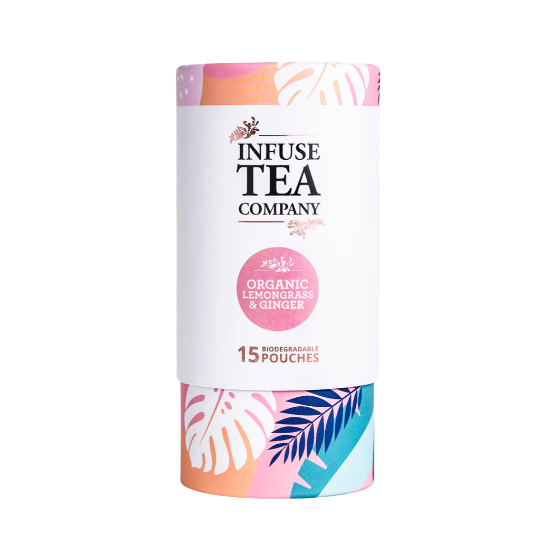 Infuse Tea Company Organic Lemongrass & Ginger Pouches