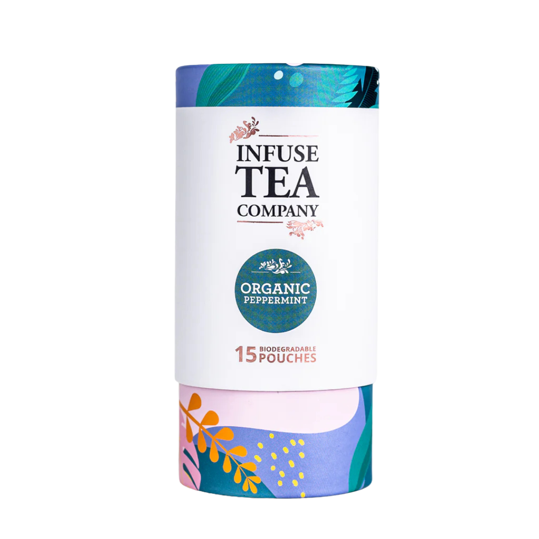 Infuse Tea Company Organic Peppermint Pouches 