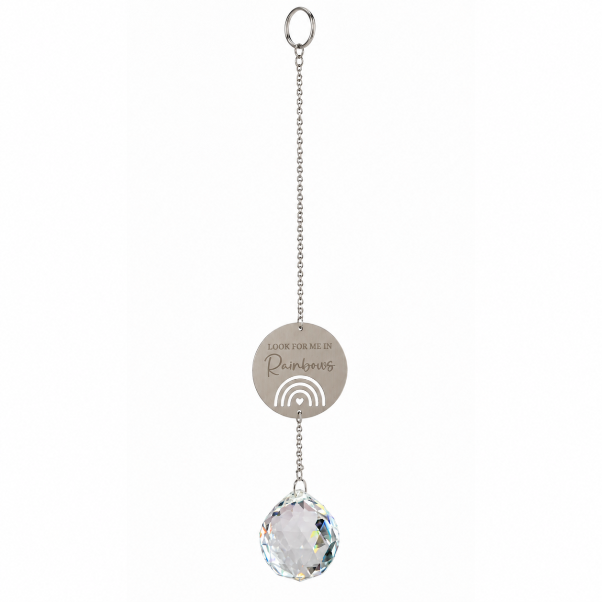 Look for Me in Rainbows Memorial Suncatcher | Grief Gifts Australia 