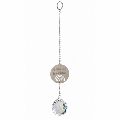 Look for Me in Rainbows Memorial Suncatcher | Grief Gifts Australia 