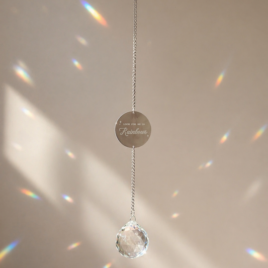 Look for Me in Rainbows Suncatcher Memorial Gift | Grief Gifts Australia Delivered