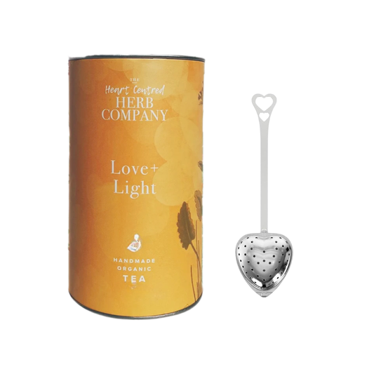 Love + Light  Tea with Heart Infuser | Grief Tea
