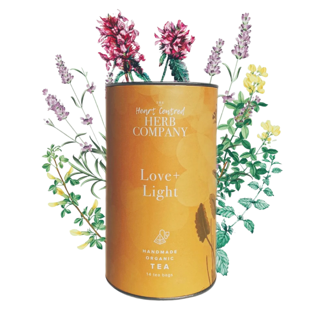 Love + Light  Tea with Heart Infuser  | Sympathy Gifts Perth 