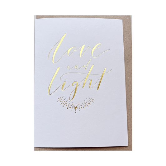 Love and Light Sympathy Gift Card | Grief Gifts Australia Delivered