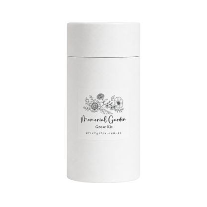 Memorial Garden Grow Kit - Pet Loss - White | Grief Gifts Australia 