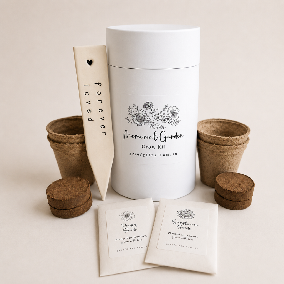 Memorial Garden Grow Kit - White | Grief Gifts Australia 