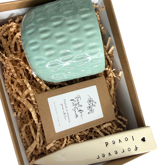 Memorial Planting Kit - Sage Green | Grief Gifts Australia 