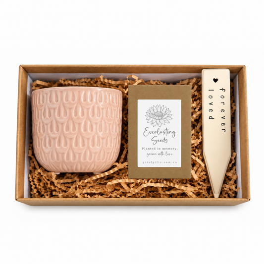 Memorial Planting Kit with Everlasting Seeds | Alternative to Sympathy Flowers