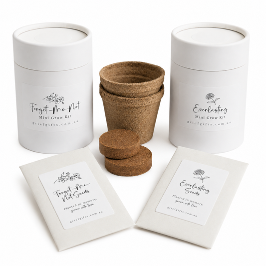 Mini Grow Kits | Plant in Memory | Grief Gifts Australia 