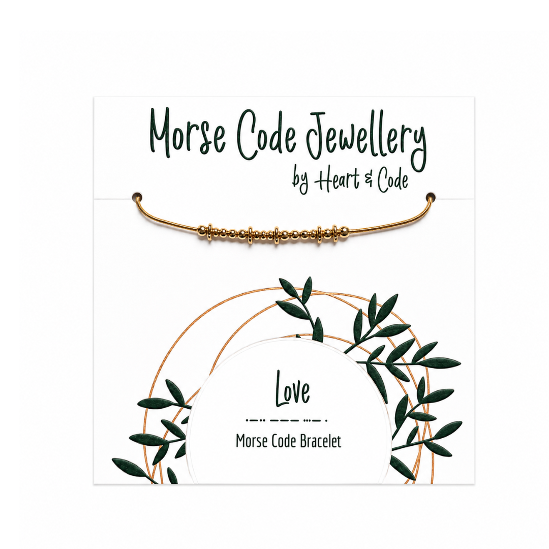 Morse Code Bracelet - Love | Sympathy Gifts Australia 