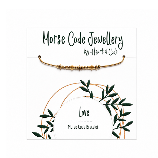 Morse Code Bracelet - Love | Sympathy Gifts Australia 