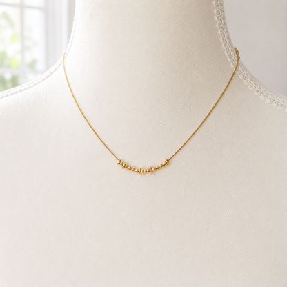 Morse Code Necklace - Love | Grief Gifts Australia | Alternative to Sympathy Flowers 