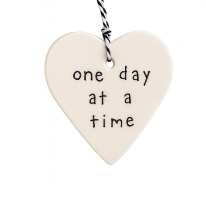 One Day at a Time Ceramic Tag | Sympathy Gift Delivered Perth 