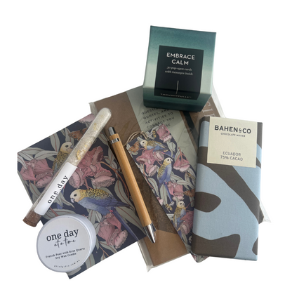 Outside In Sympathy Gift Box for Men  | Grief Gifts Australia Contents