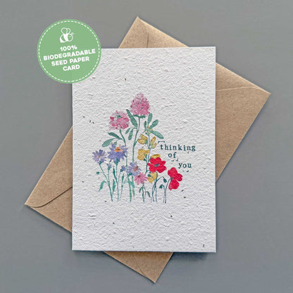 Plantable Gift Card Thinking of You | Grief Gifts Australia 