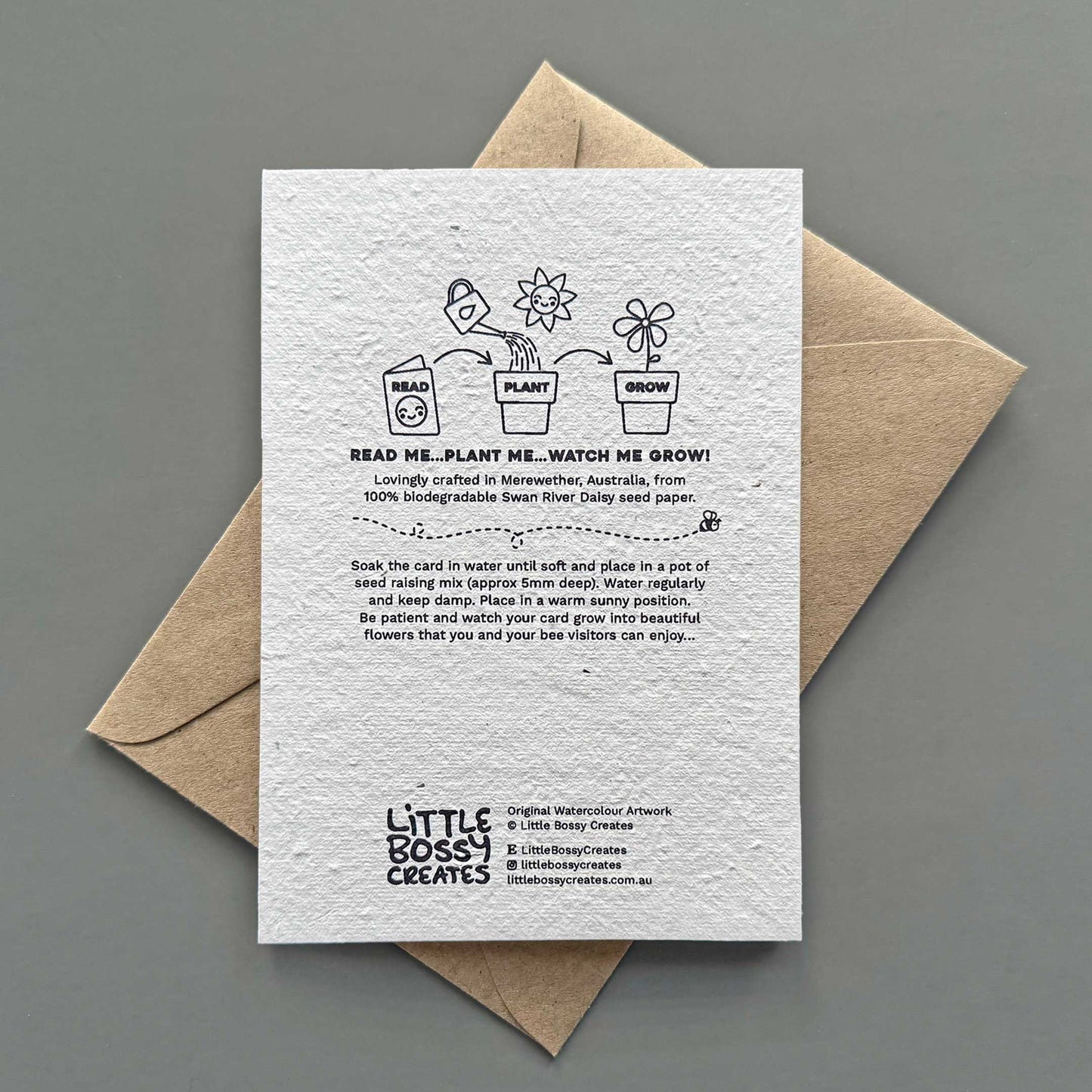 Plantable Gift Card Thinking of You | Grief Gifts Australia  | Watch Me Grow 