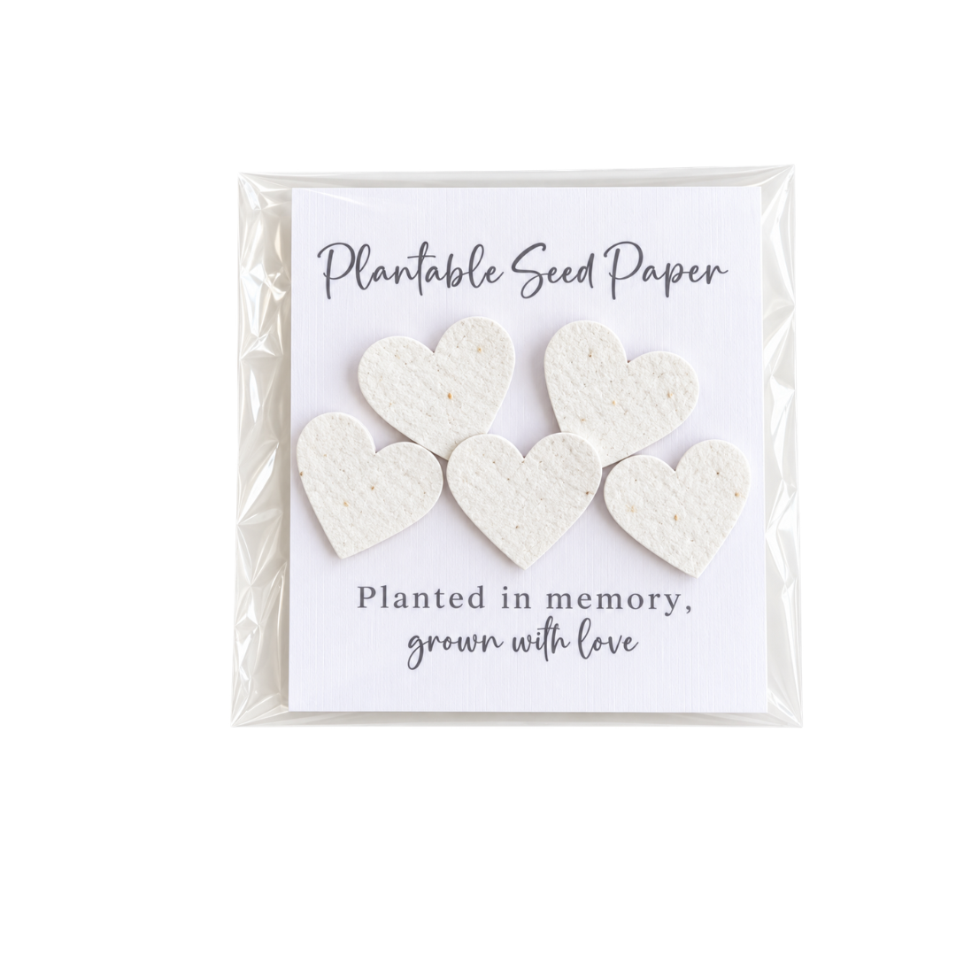 Plantable Seed Hearts | Grief Gifts Australia