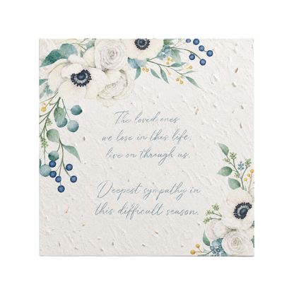Plantable Sympathy Card | Swan River Daisies | Grief Gifts 