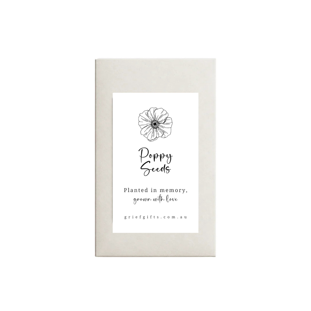 Poppy Seeds | Planted in Memory | Grief Gifts Australia 