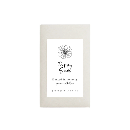 Poppy Seeds | Planted in Memory | Grief Gifts Australia 
